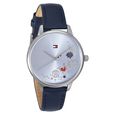 Tommy Hilfiger Quartz Analog Silver Dial Leather Strap Watch for Women - image number 1