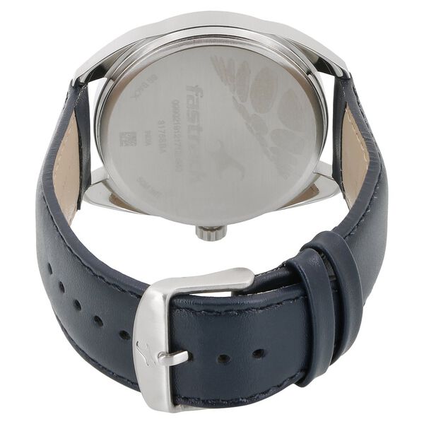 Fastrack Varsity Quartz Analog White Dial Leather Strap Watch for Guys - image number 3