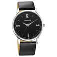 Sonata Aspire Quartz Analog Green Dial Leather Strap Watch for Men