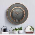 Titan Contemporary Wall Clock with Grey Dial Silent Sweep Technology - 32 cm x 32 cm (Medium) - image number 0