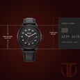 Titan Octane Quartz Analog with Date Black Dial With Black Leather Strap Watch For Men - image number 2