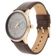 Titan Quartz Multifunction Grey Dial Leather Strap Watch for Men - image number 3