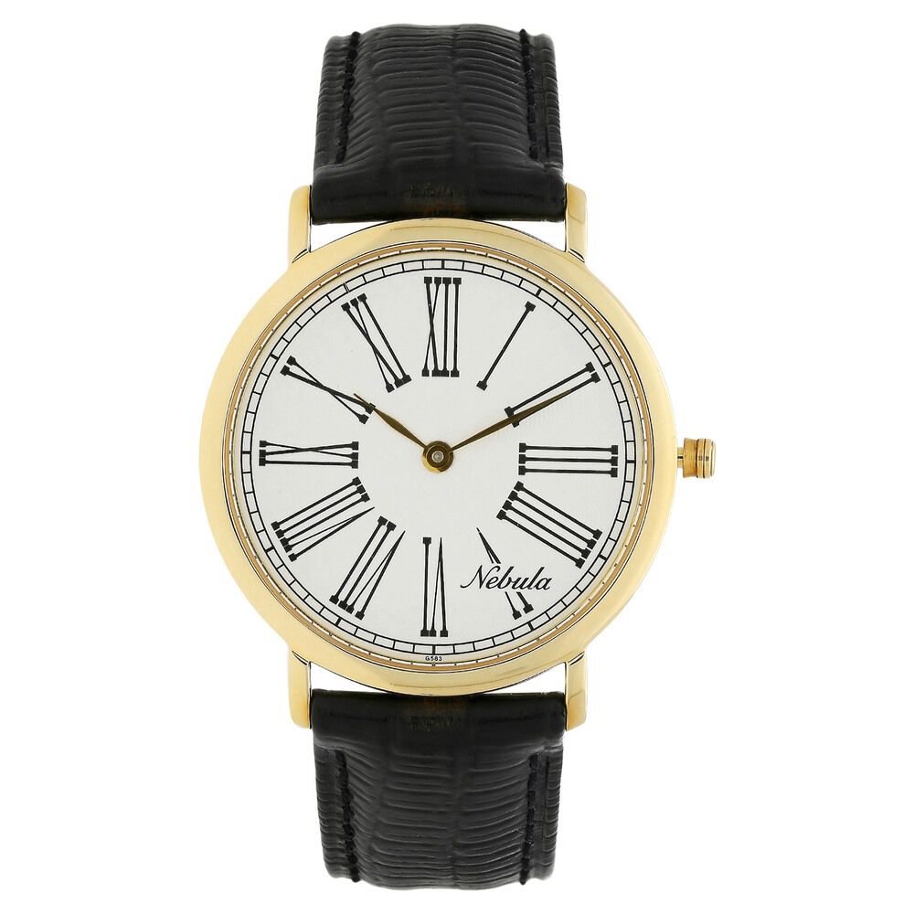 Buy Online Titan Nebula Nebula Quartz Analog 18 Karat Solid Gold
