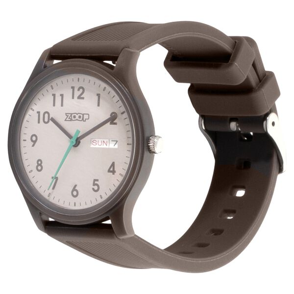 Zoop Back To School Analog Unisex Watch For Kids With White Dial And Brown Strap From House Of Titan - image number 5