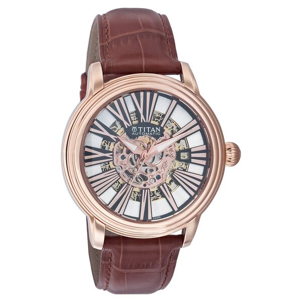 Titan Quartz Analog with Date Silver Dial Watch for Men - image number 0