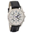 Titan Quartz Chronograph Blue Dial Leather Strap Watch for Men