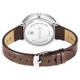 Titan Neo Analog with Day and Date Mother Of Pearl Dial Brown Color Leather Strap Watch For Women - image number 4