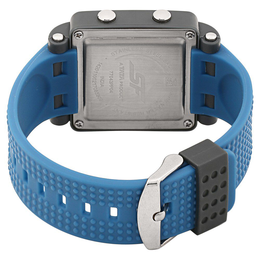 Buy Online SF Digital Dial Blue Plastic Strap Watch for Men