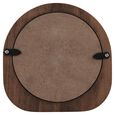 Titan Wooden Table Clock Dark Brown Dial with Silent Sweep Technology - image number 4