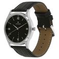 Titan Quartz Analog with Day and Date Black Dial Leather Strap Watch for Men - image number 1
