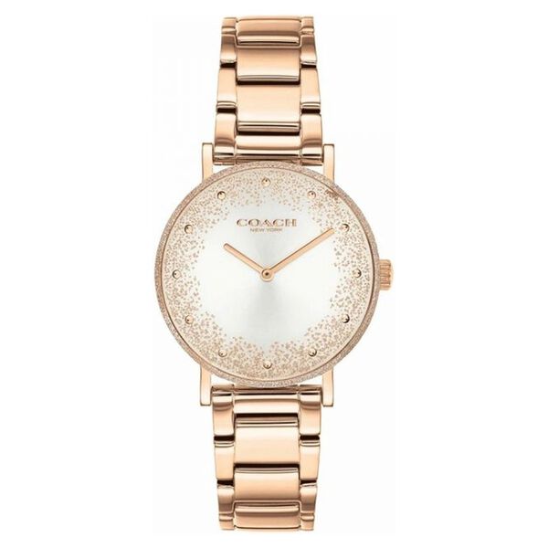 Coach Quartz Analog Silver Dial Stainless Steel Strap Watch for Women - image number 0