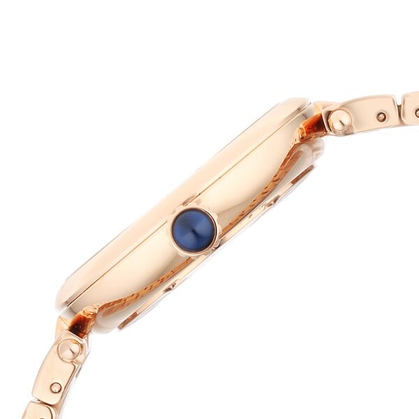 Xylys Swiss Analog Rose Gold Stainless Steel Strap Silver Dial Watch For Women - image number 3