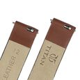 12 mm Brown Genuine Leather Strap for Women - image number 4