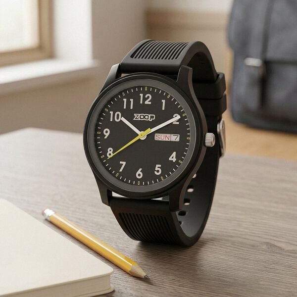 Zoop Back To School Analog Unisex Watch For Kids With Black Dial And Strap From House Of Titan - image number 0