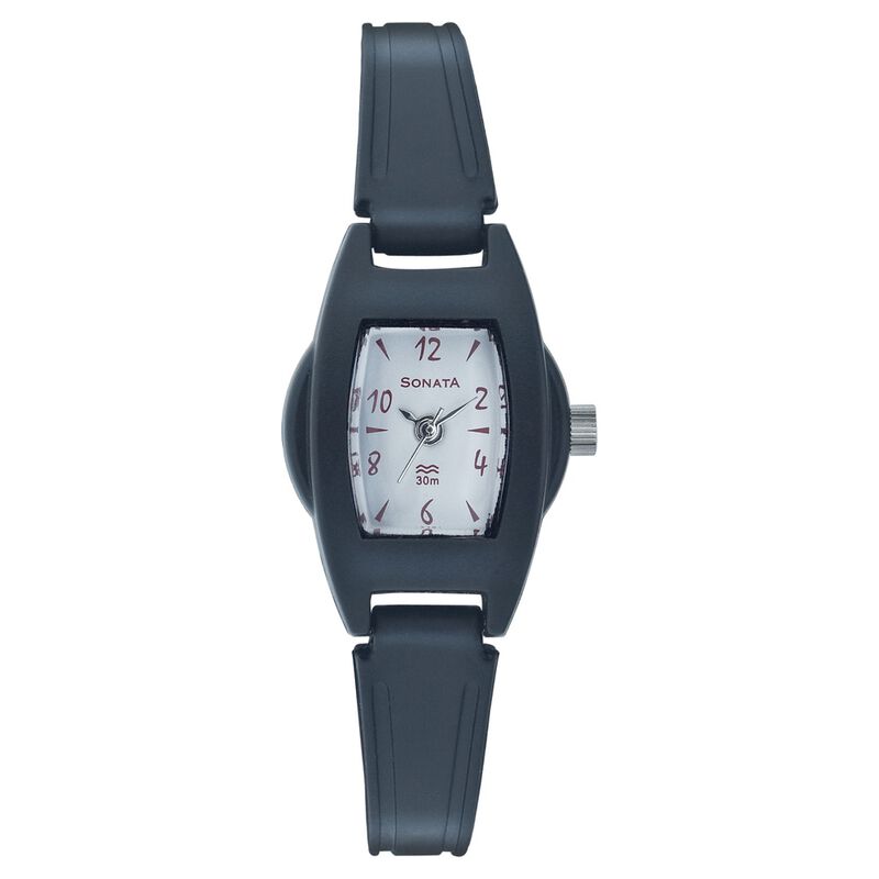 Sonata Quartz Analog Silver Dial Strap Watch for Women