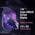 Fastrack Reflex Power|4.97 CM Super AMOLED Arched Display|410 x 502 Pixel Resolution|IP68 WR With Blue Strap - image number 1