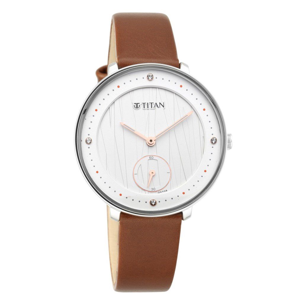 Titan watch leather 2025 strap