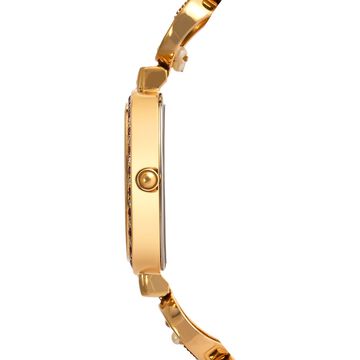 Titan Nebula Jewels 18k Gold Analog with Diamonds and Rubies Watch for Women