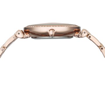 Vyb Diva By Fastrack Quartz Analog Rose Gold Dial Rose Gold Metal Strap Watch For Girls