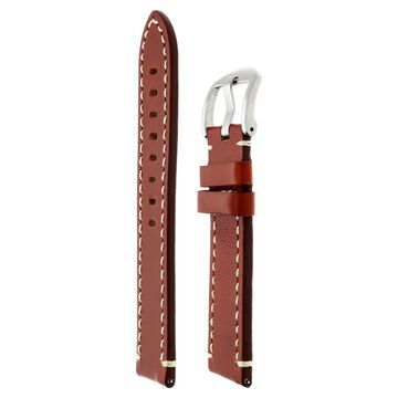 24 mm Tan Genuine Leather Straps for Men
