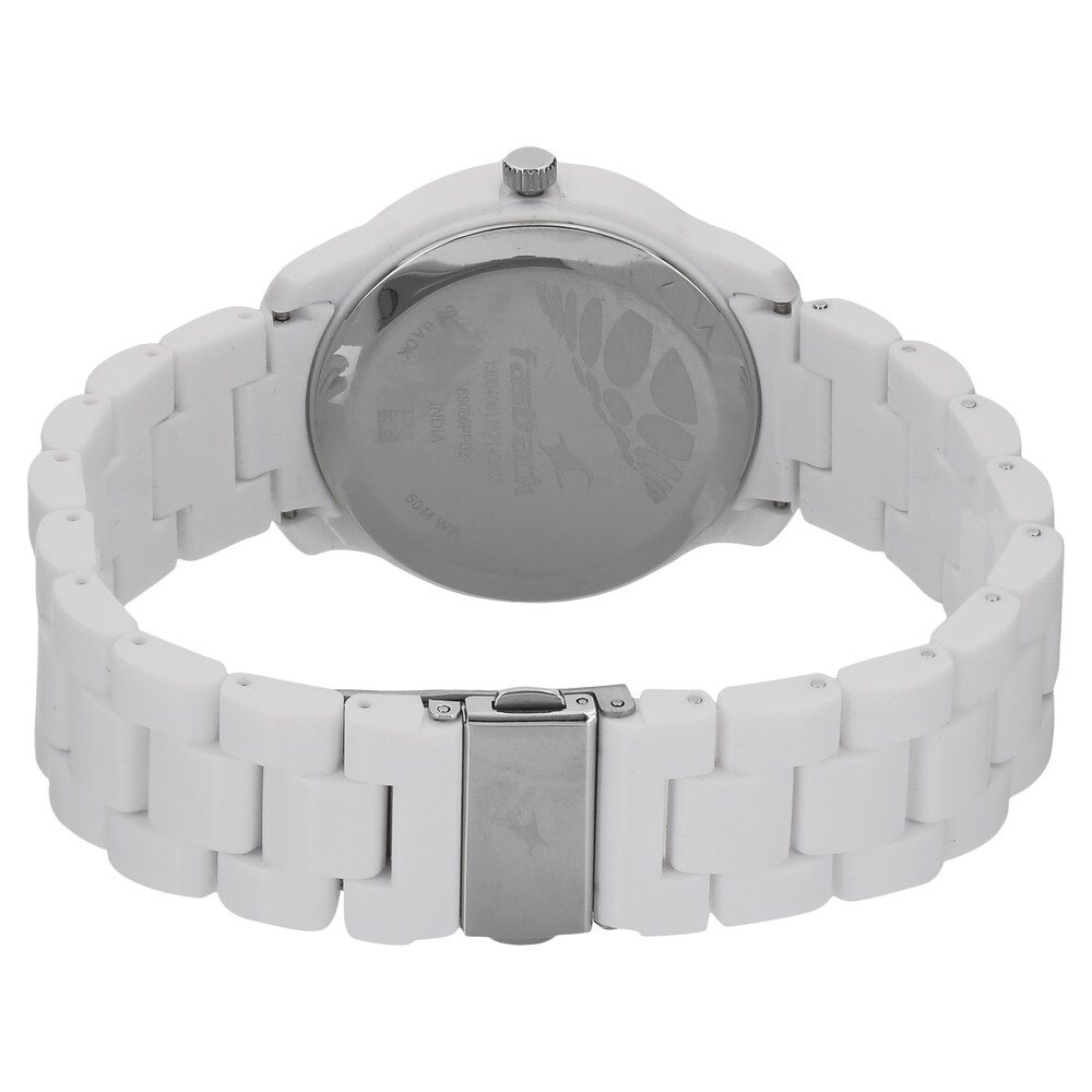 White plastic online watches for ladies