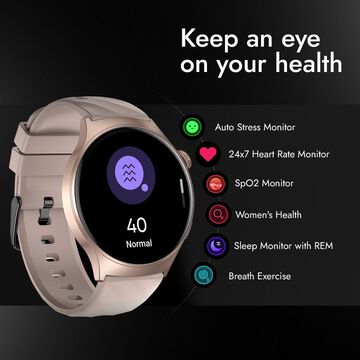 Fastrack Limitless FR1 PRO Smartwatch 3.63 cm AMOLED Display with AOD, 100+ Sports Modes & Watchfaces, 24*7 Health Suite
