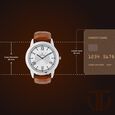 Titan Karishma Silver Dial Analog Leather Strap watch for Men - image number 2