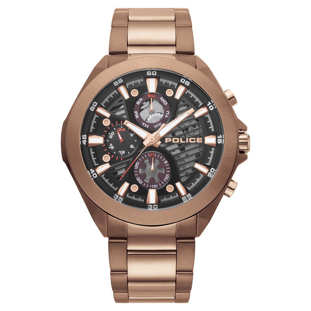 Buy Online Police Quartz Multifunction Gun Dial Watch for Men