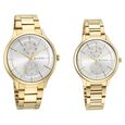 Titan Bandhan Green Dial Analog with Date Leather Strap watch for Couple