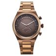 Titan Micromotors Analog with Retrograde Day and Date and Brown Dial Coffee Stainless Steel Strap Watch for Men - image number 1