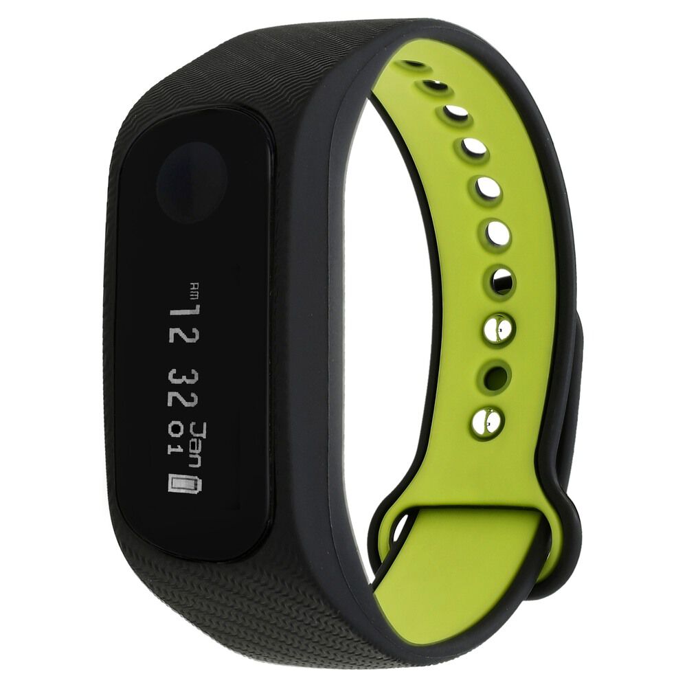 Reflex Smart Band in Midnight Black with Neon Green Accent