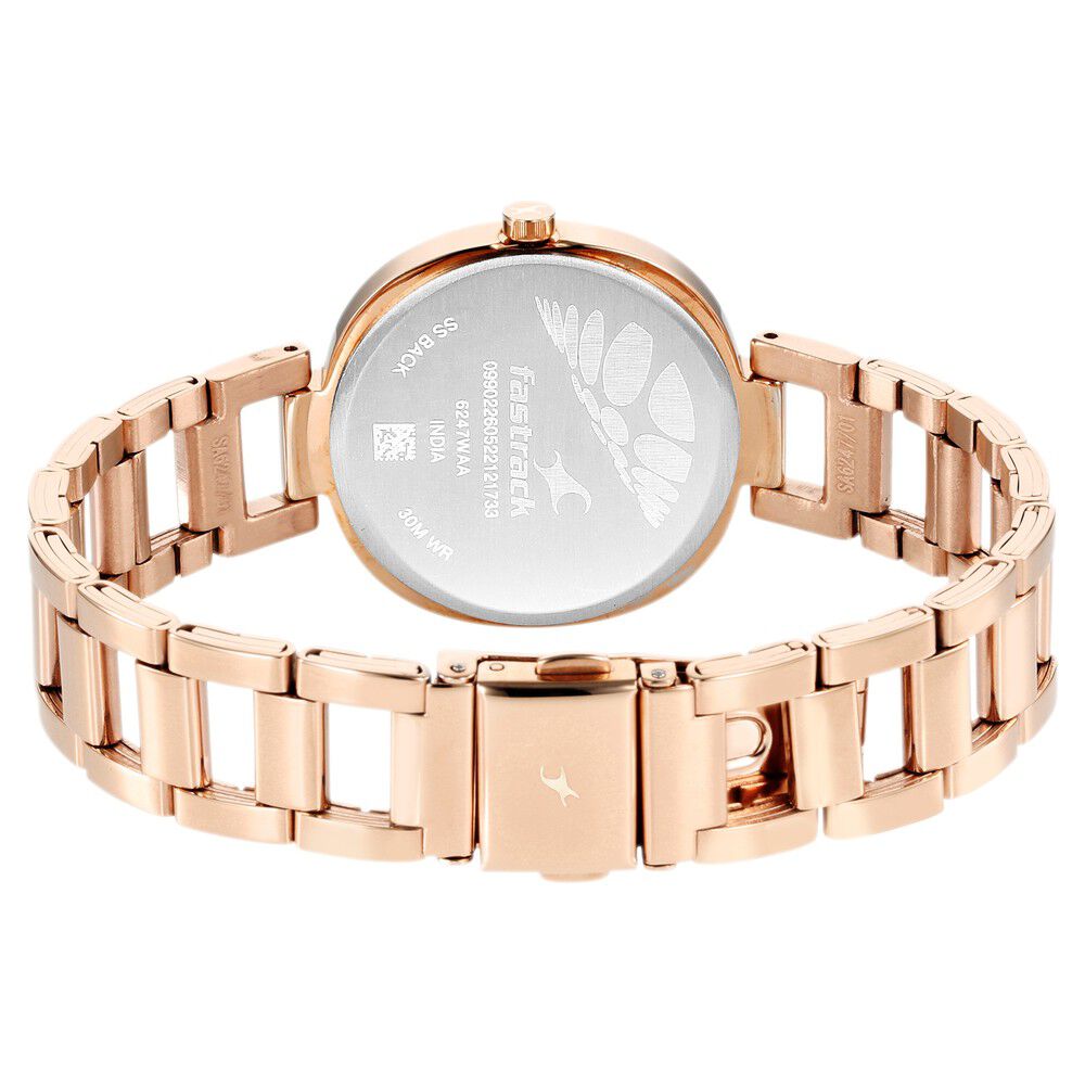 Fastrack watch golden deals