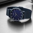 Sonata Blues Quartz Analog Blue Dial Metal Strap Watch for Men - image number 1