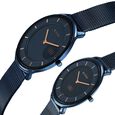 Titan Edge Pair Blue Dial Analog Stainless Steel Strap watch for Couple - image number 1