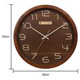 Titan Classic Wooden Wall Clock (30cm x 30cm) - image number 4