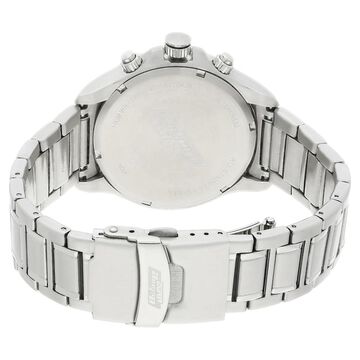 Titan Octane Black Dial Quartz Multifunction Stainless Steel Strap watch for Men