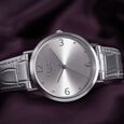 Sonata Poze Quartz Analog Silver Dial Leather Strap Watch for Women - image number 0