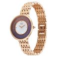 Titan Raga Glimmers Quartz Analog Mother of Pearl Dial Rose Gold Metal Strap Watch For Women - image number 2