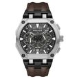 Police Multifunction Black Dial Leather Strap Watch For Men - image number 1