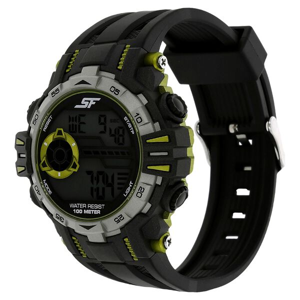 SF Digital Dial Plastic Strap Watch for Men - image number 1