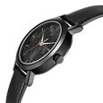 Sonata Linnea Black Dial Women Watch With Leather Strap - image number 2