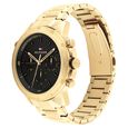Tommy Hilfiger Multifunction Black Round Dial Golden Stainless Steel Strap Watch For Men - image number 1