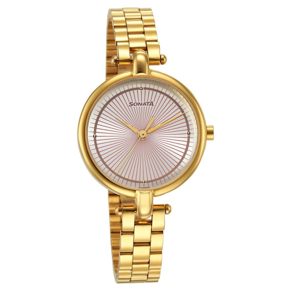 Sonata golden clearance watch price
