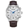 Police Quartz Multifunction White Dial Leather Strap Watch for Men - image number 0