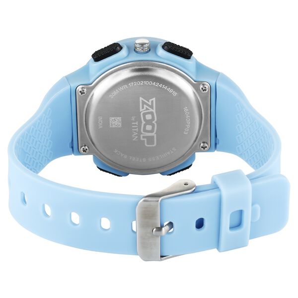 Zoop by Titan AnaDigi Quartz Digital Black Dial With Blue Plastic Strap Watch For Kids - image number 4