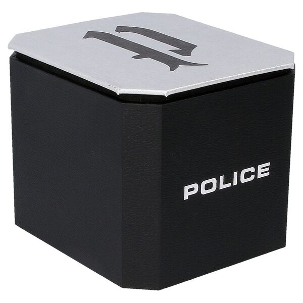 Police Quartz Multifunction Black Dial Leather Strap Watch for Men - image number 3