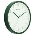 Titan Contemporary Colours Wall Clock - Green 32 cm x 32 cm (Medium) - image number 2