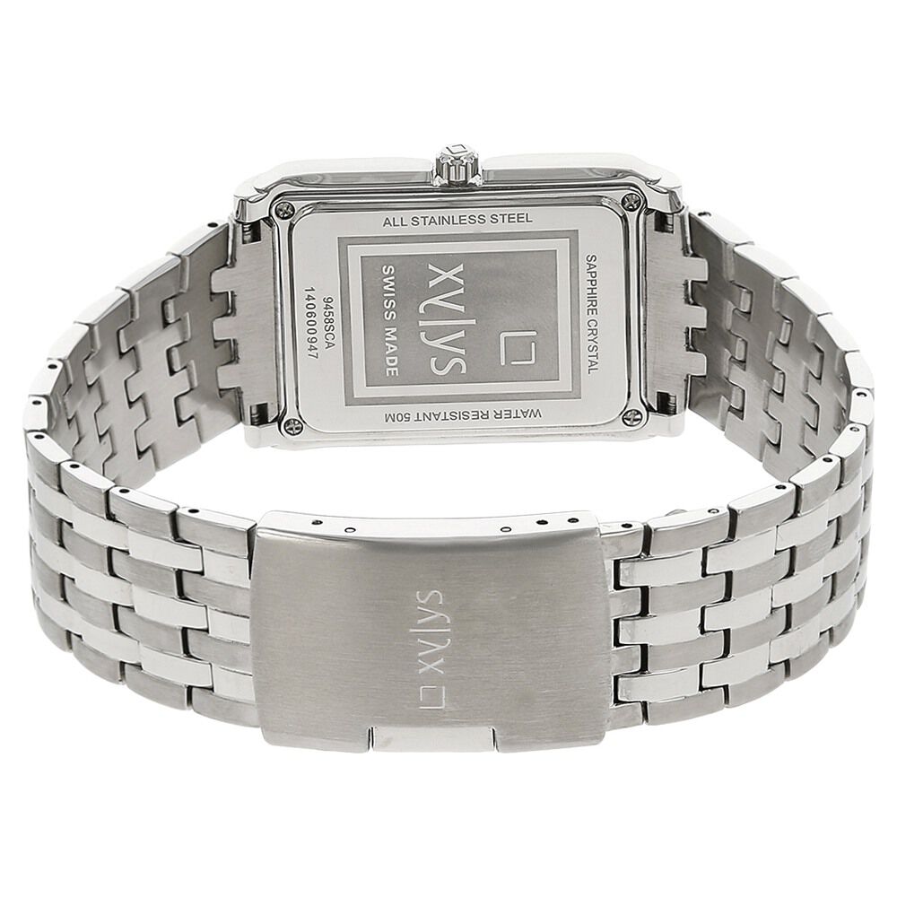 Buy Online Xylys Swiss Analog with Date Silver Stainless Steel