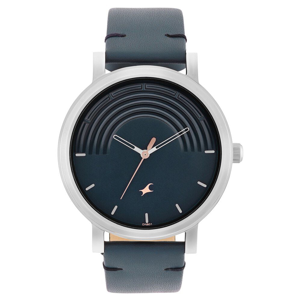 Buy Online Fastrack Crush Quartz Analog Black Dial Leather Strap Watch for Guys 3299sl01 p Titan