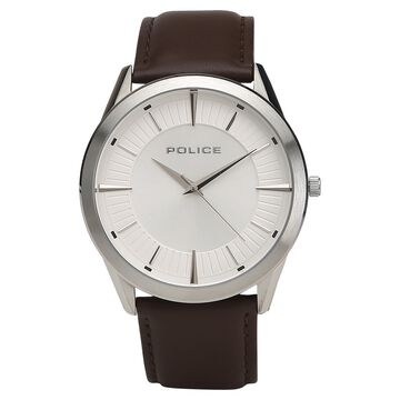 Police Analog Silver Dial Watch for Men